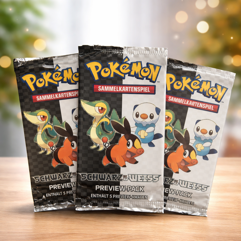 Pokémon Schwarz & Weiß Preview Pack – Pre-Release Sammlerstück