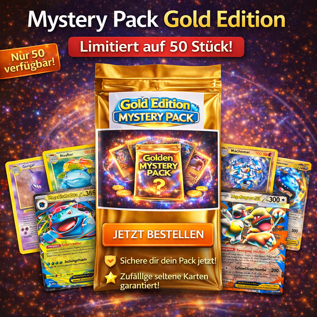 Mysterie Pack Gold Edition Limitiert 50 Stück