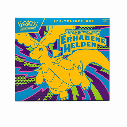 🔥 Pokémon Top-Trainer-Box – Mega-Entwicklung: Erhabene Helden
