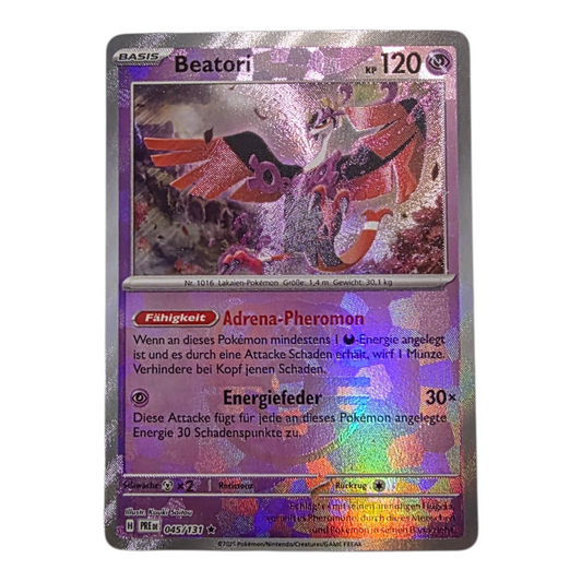 Beatori Pokéball Reverse Holo 045/131 – Pokémon Prismatische Entwicklungen DE